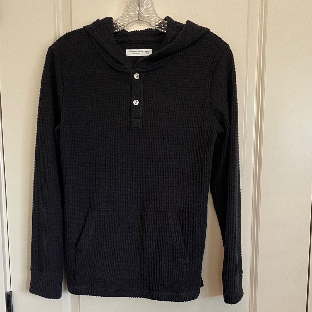 Abercrombie Kids Gray Textured Sweater